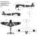 Ki-43-Ic (Hei) Nakajima, Hayabusa, Oscar - 1/72 FUJIMI 722498 C-3