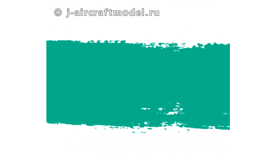 Краска MR.COLOR C391, бирюзово-зеленая полуматовая, кокпиты самолетов ВВС СССР, 10 мл - MR.HOBBY