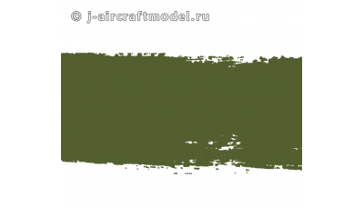 Краска MR.HOBBY H512 водоразбавляемая, зеленая матовая, СССР - цвет базовый, защитный 4БО, после 1947 г., 10 мл
