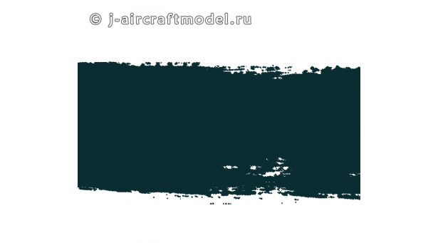 Краска на водной основе AQUEOUS HOBBY COLOR H65, темно-зеленая полуматовая, Люфтваффе RLM70, 10 мл - GSI CREOS