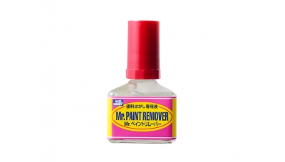 Жидкость для удаления краски - Mr.PAINT REMOVER, 40 мл - MR.HOBBY T114