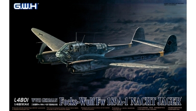 Fw 189A-1 Focke-Wulf, Uhu - G.W.H. GREAT WALL HOBBY L4801 1/48