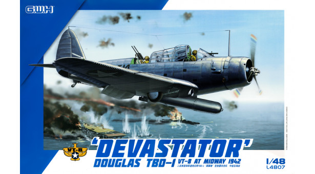 TBD-1 Douglas, Devastator - 1/48 G.W.H. GREAT WALL HOBBY L4807 TBD-1 Douglas, Devastator - 1/48 G.W.H. GREAT WALL HOBBY L4807