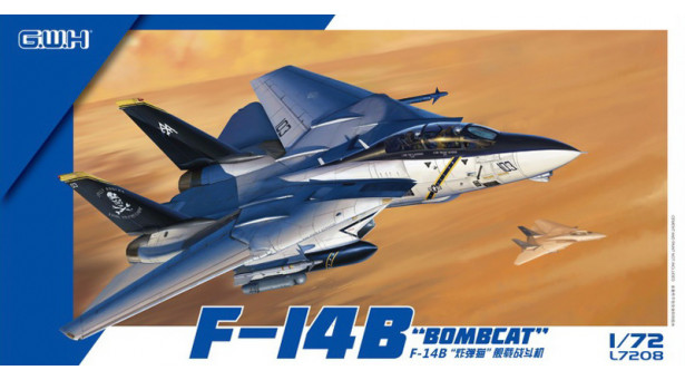 F-14B Grumman, Tomcat, Bombcat - 1/72 G.W.H. GREAT WALL HOBBY L7208