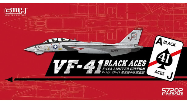 F-14A Grumman, Tomcat - 1/72 G.W.H. GREAT WALL HOBBY S7202. Limited Edition
