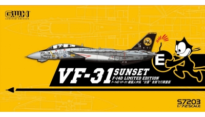 F-14D Grumman, Super Tomcat - G.W.H. GREAT WALL HOBBY S7203 1/72