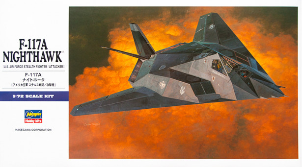 F-117A Lockheed, Nighthawk - 1/72 HASEGAWA 00531 E1 F-117A Lockheed, Nighthawk - 1/72 HASEGAWA 00531 E1