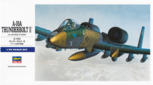 A-10A Fairchild Republic, Thunderbolt II, Warthog - 1/72 HASEGAWA 00539 E9 A-10A Fairchild Republic, Thunderbolt II, Warthog - 1/72 HASEGAWA 00539 E9