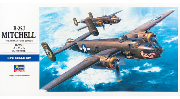 B-25J North American Aviation (NAA), Mitchell - 1/72 HASEGAWA 00546 E16 B-25J North American Aviation (NAA), Mitchell - 1/72 HASEGAWA 00546 E16