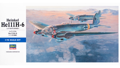 He 111H-6 Heinkel - HASEGAWA 00551 E21 1/72