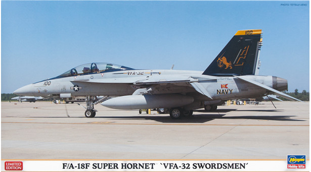 F/A-18F Boeing, McDonnell Douglas, Super Hornet - 1/72 HASEGAWA 02010. Limited Edition