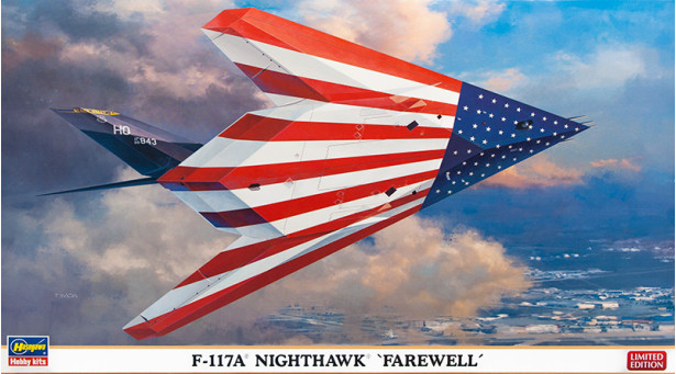 F-117A Lockheed, Nighthawk - 1/72 HASEGAWA 02011. Limited Edition