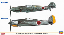Bf 109E-7 Messerschmitt & Fw 190A-5 Focke-Wulf - HASEGAWA 02014 1/72