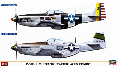 P-51D/K North American, Mustang - HASEGAWA 02020 1/72