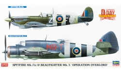 Spitfire Mk IXc Supermarine & Beaufighter Mk X Bristol - HASEGAWA 02087 1/72