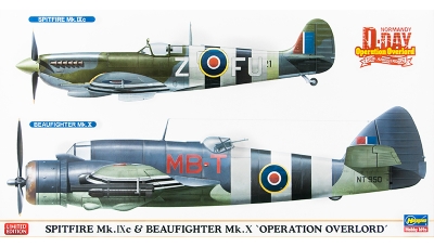 Spitfire Mk IXc Supermarine & Beaufighter Mk X Bristol - HASEGAWA 02087 1/72