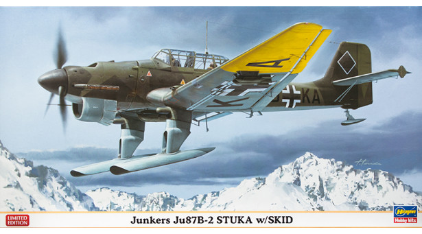 Ju 87B-2 Junkers, Stuka - 1/48 HASEGAWA 07317. Limited Edition. Прилагается лыжное шасси
