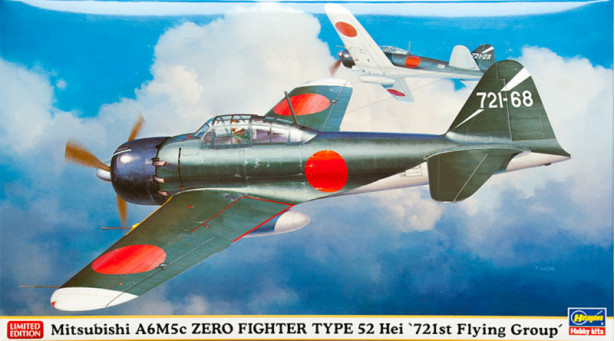 A6M5c Type 52c (Hei) Mitsubishi, Zero-sen, Zeke, Zero, Rei-sen - 1/48 HASEGAWA 07362. Limited Edition A6M5c Type 52c (Hei) Mitsubishi, Zero-sen, Zeke, Zero, Rei-sen - 1/48 HASEGAWA 07362. Limited Edition
