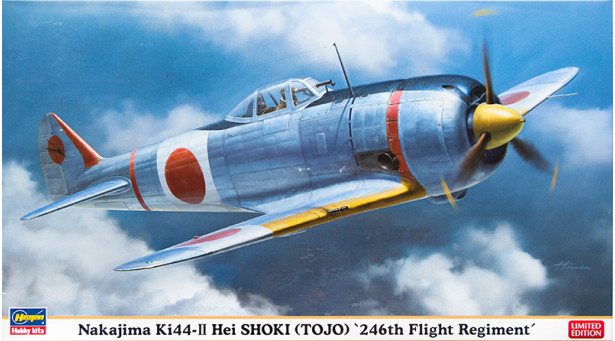 Ki-44-IIc (Hei) Nakajima, Shoki, Tojo - 1/48 HASEGAWA 07382. Limited Edition