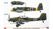Hs 129B-1/2 Henschel & Ju 87G-2 Junkers - HASEGAWA 07409 1/48