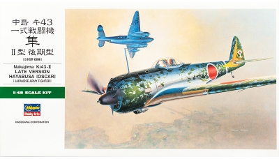 Ki-43-IIa (Kou) & Ki-43-IIb (Otsu) Nakajima, Hayabusa - HASEGAWA 09082 JT82 1/48