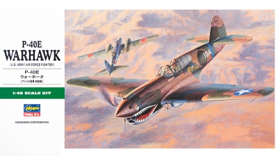 P-40E Curtiss, Warhawk - HASEGAWA 09086 JT86 1/48