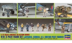 Фигурки пилотов Второй Мировой Войны - HASEGAWA 35008 X72-8 1/72