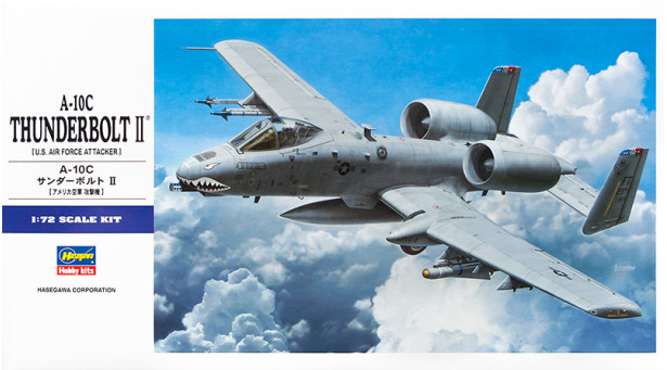A-10C Fairchild Republic, Thunderbolt II, Warthog - 1/72 HASEGAWA 01573 E43