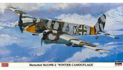 Hs 129B-2 Henschel - HASEGAWA 07310 1/48