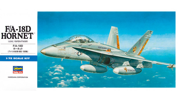 F/A-18D McDonnell Douglas, Hornet - 1/72 HASEGAWA 00439 D9 F/A-18D McDonnell Douglas, Hornet - 1/72 HASEGAWA 00439 D9