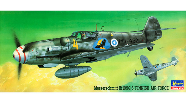 Bf 109G-6 Messerschmitt, Gustav - 1/72 HASEGAWA 00916
