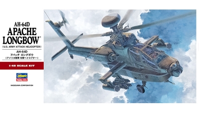 AH-64D Boeing, McDonnell Douglas, Apache Longbow - HASEGAWA 07223 PT23 1/48