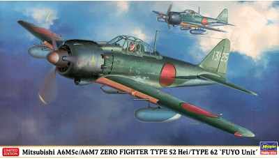 A6M5c Type 52c (Hei) / A6M7 Type 62 Mitsubishi - HASEGAWA 07448 1/48