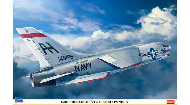 F-8E Vought, Crusader - 1/48 HASEGAWA 07524. Limited Edition