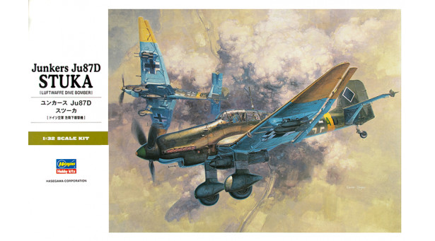Ju 87D-1/D-5 Junkers, Stuka, Dora - 1/32 HASEGAWA 08076 ST26 Ju 87D-1/D-5 Junkers, Stuka, Dora - 1/32 HASEGAWA 08076 ST26