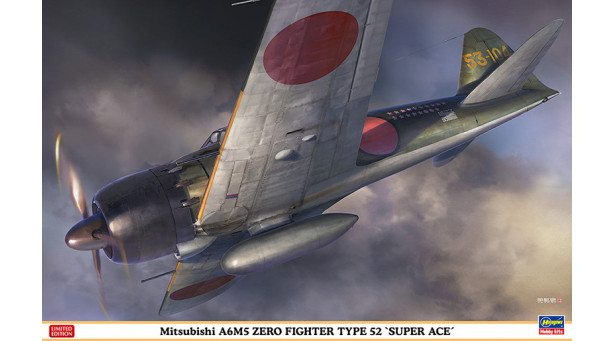A6M5 Type 52 Mitsubishi, Zero-sen, Zeke, Zero, Reisen - 1/32 HASEGAWA 08245. Limited Edition