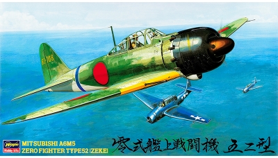 A6M5 Type 52 Mitsubishi - HASEGAWA 09123 JT23 1/48