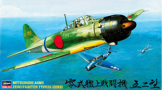 A6M5 Type 52 Mitsubishi, Zero-sen, Zeke, Zero, Rei-sen - 1/48 HASEGAWA 09123 JT23