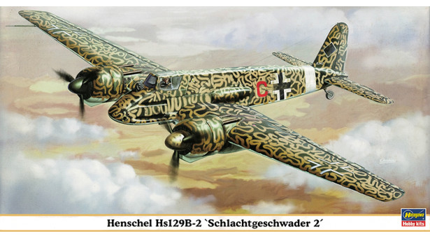 Hs 129B-2 Henschel, Büchsenöffner - 1/48 HASEGAWA 09743