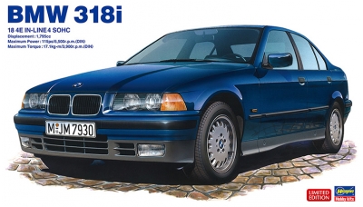 BMW 318i E36 1993 - HASEGAWA 20320 1/24