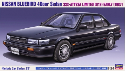 Nissan Bluebird 4Door Sedan SSS-ATTESA Limited (U12) 1987 - HASEGAWA 21133 HC-33 1/24