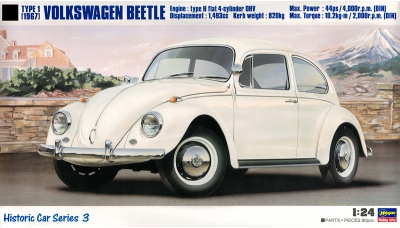 Volkswagen Beetle Type 1 1967 - HASEGAWA 21203 HC-3 1/24
