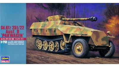 Sd.Kfz. 251/22, Ausf. D, Hanomag, Pakwagen - HASEGAWA 31145 Mt45 1/72