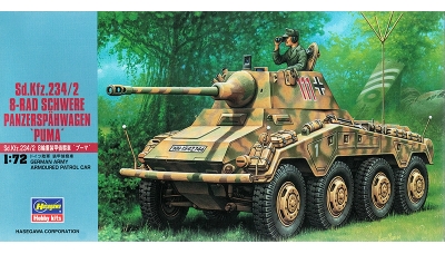 Schwerer Panzerspähwagen Sd.Kfz. 234/2, Büssing-NAG, Puma - HASEGAWA 31152 MT52 1/72