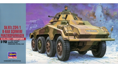 Schwerer Panzerspähwagen Sd.Kfz. 234/1, Büssing-NAG - HASEGAWA 31153 MT53 1/72