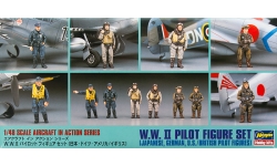 Фигурки пилотов Второй Мировой Войны - HASEGAWA 36007 X48-7 1/48