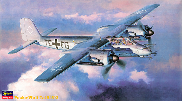 Ta 154V3 Focke-Wulf, Moskito - 1/72 HASEGAWA 51215 CP15 Ta 154V3 Focke-Wulf, Moskito - 1/72 HASEGAWA 51215 CP15