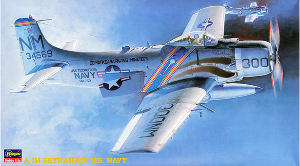 A-1H (AD-6) Douglas, Skyraider  - 1/72 HASEGAWA 51406 BP6