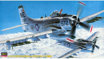 A-1H (AD-6) Douglas, Skyraider - HASEGAWA 51464 BP104 1/72
