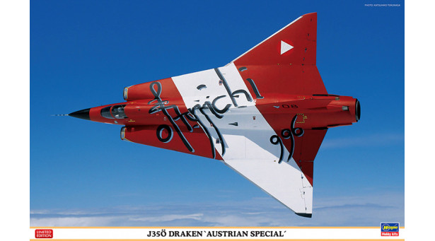 J 35F & J SAAB, Saab 35, Draken - 1/48 HASEGAWA 07519. Limited Edition.